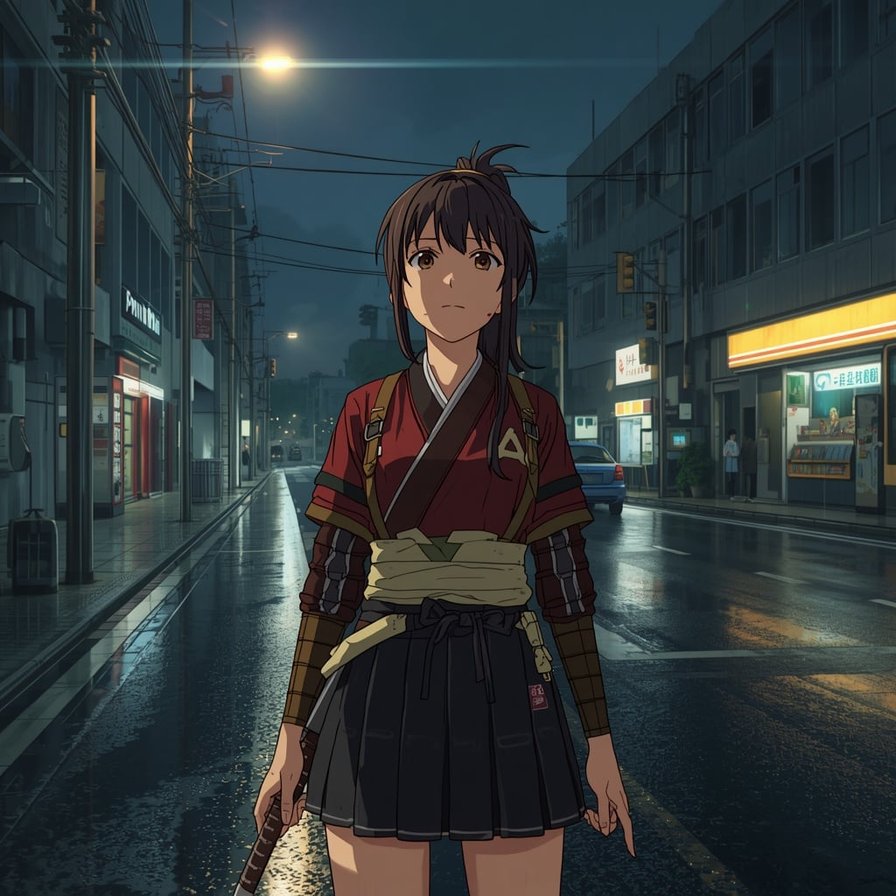 Kaede Tachibana — Samurai Lost in Time